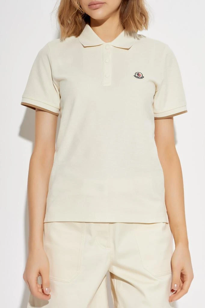 Moncler Moncler Logo Patch Short-Sleeved Polo Shirt 2