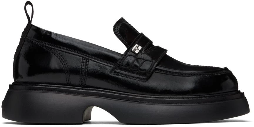 Ganni Black Everyday Loafers 1