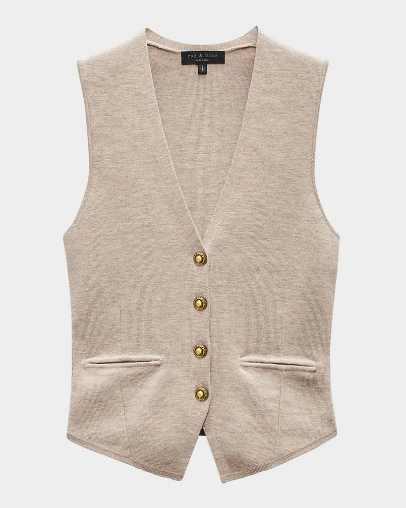 Rag 
Bone Ella Wool-Blend Vest