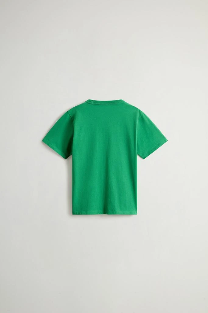 Woolrich Boys’ Pure Cotton T-Shirt - Boys - Green 2