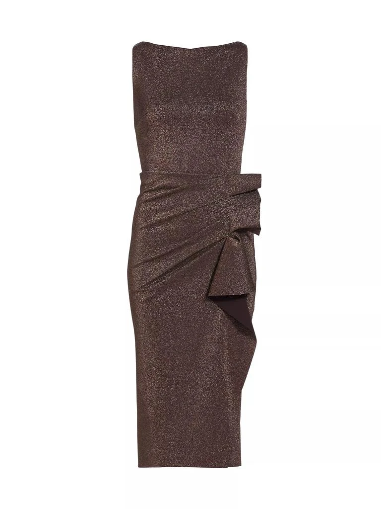 Chiara Boni Tradrum Metallic Jersey Midi-Dress 1