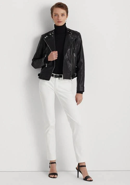 Ralph Lauren Ralph Lauren Leather Moto Jacket 4