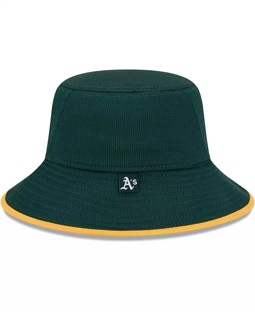 New Era Men's Green Oakland Athletics Game Day Bucket Hat 2