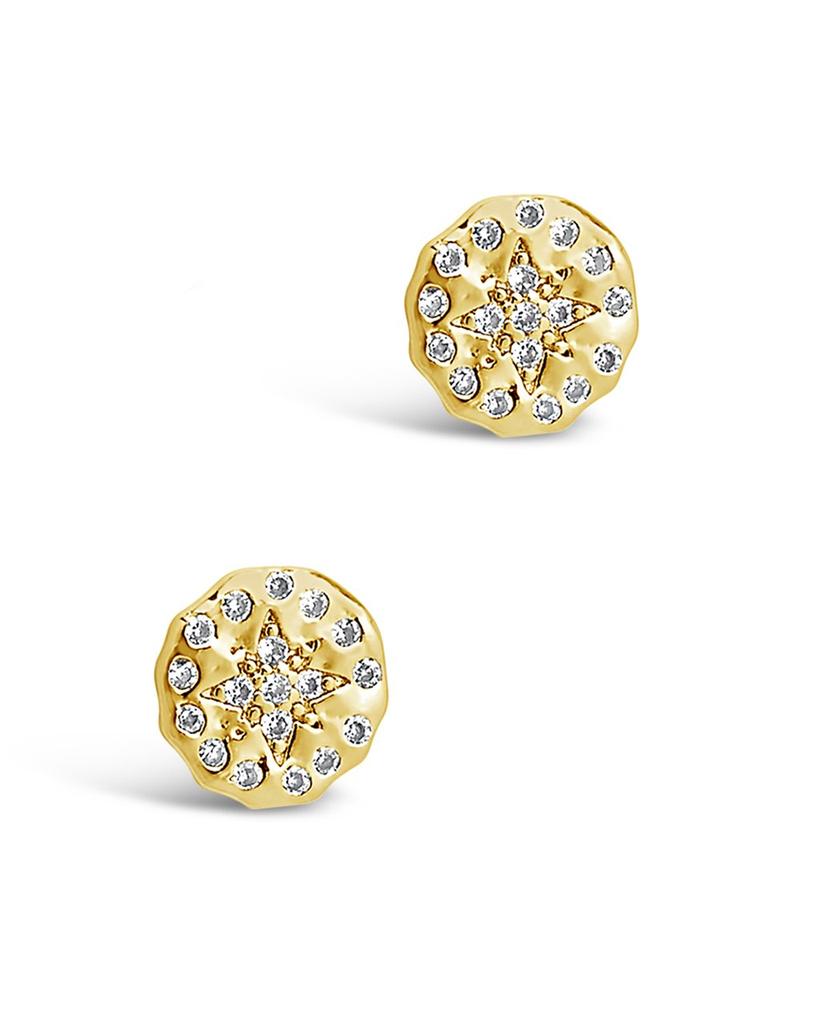 Sterling Forever CZ Northern Star Studs