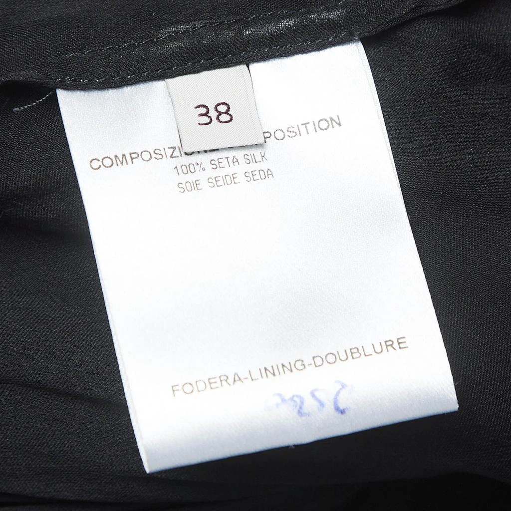 Stella McCartney Stella McCartney Black Silk Tiered Mini Skirt S 5