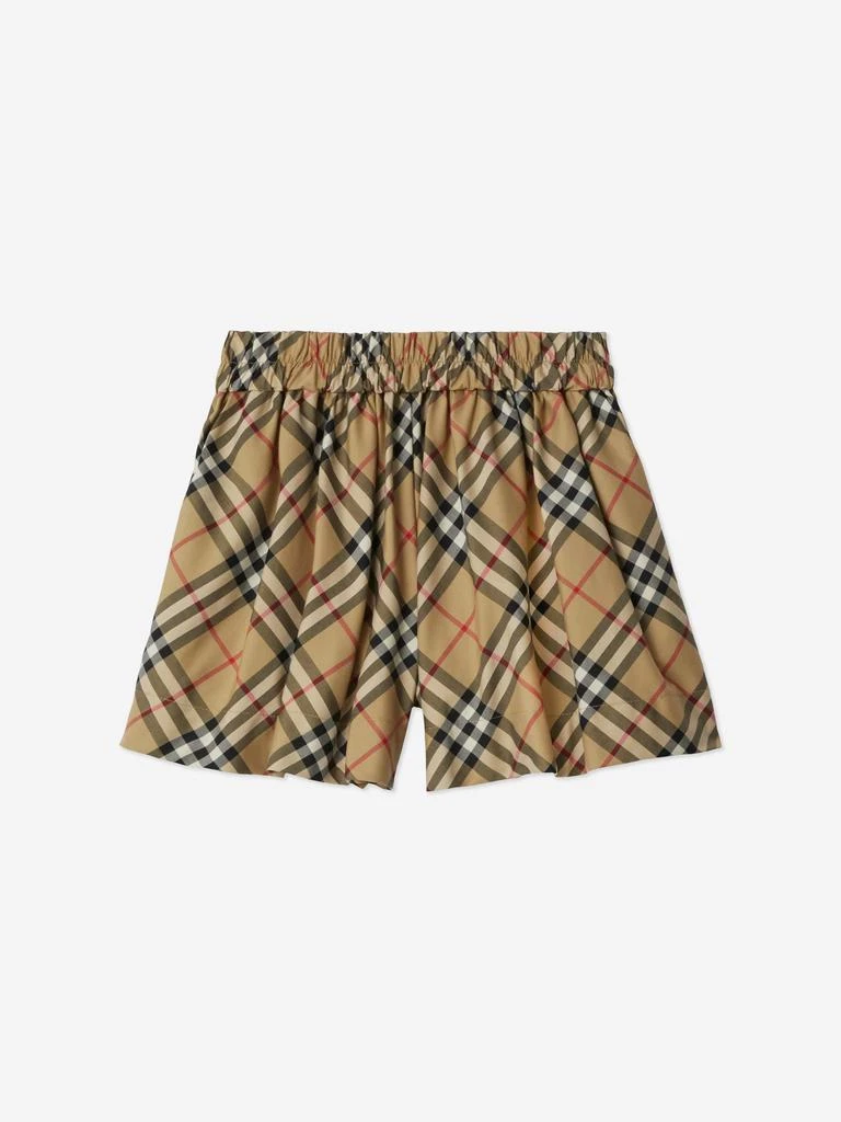 Burberry Burberry Girls Archive Check Marcy Shorts in Beige 1