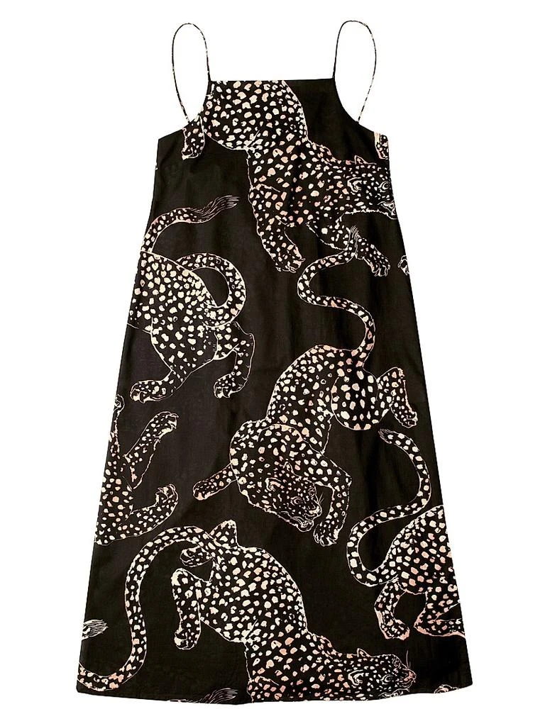 Desmond & Dempsey Jag-Print Cotton Nightie 1