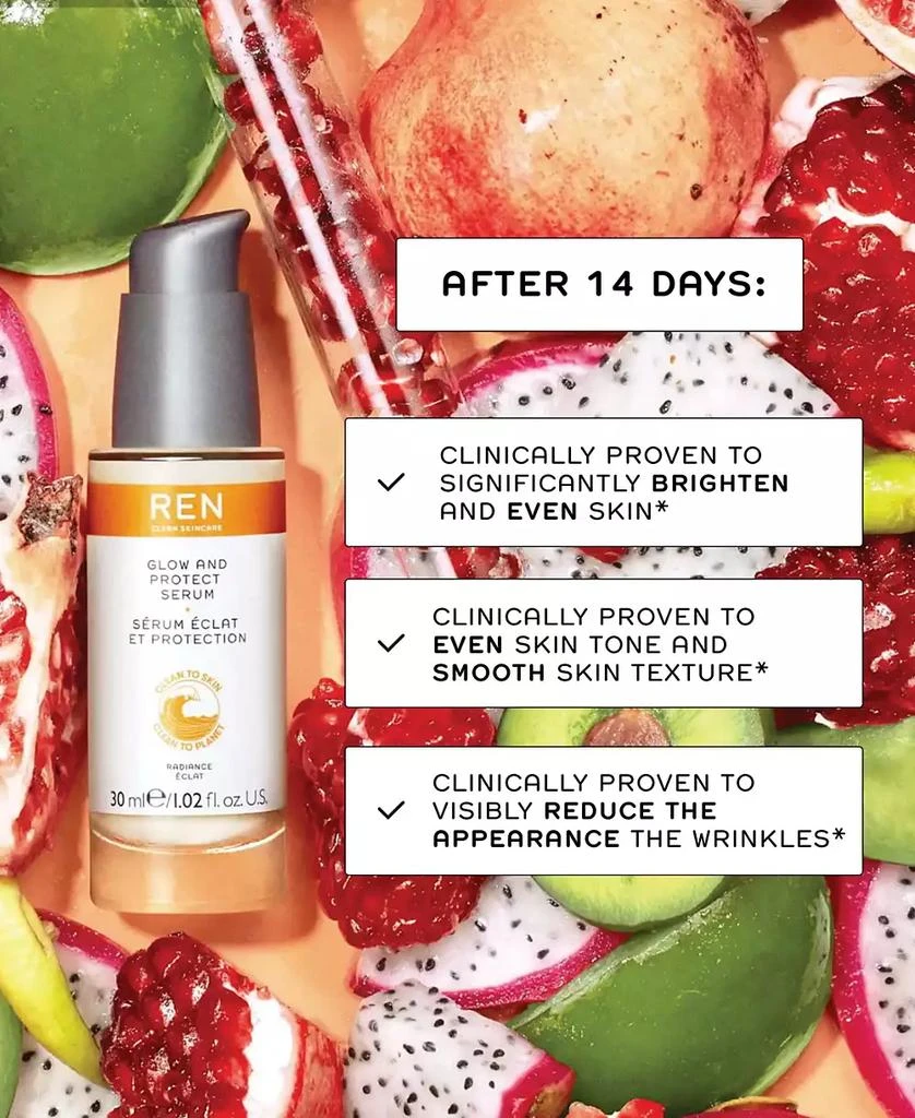 REN Clean Skincare Radiance Glow & Protect Serum 3