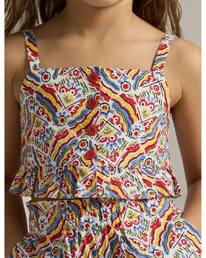 Ralph Lauren Girls
 Riviera-Print Cotton Top 
Short Set - Little Kid, Big Kid 3