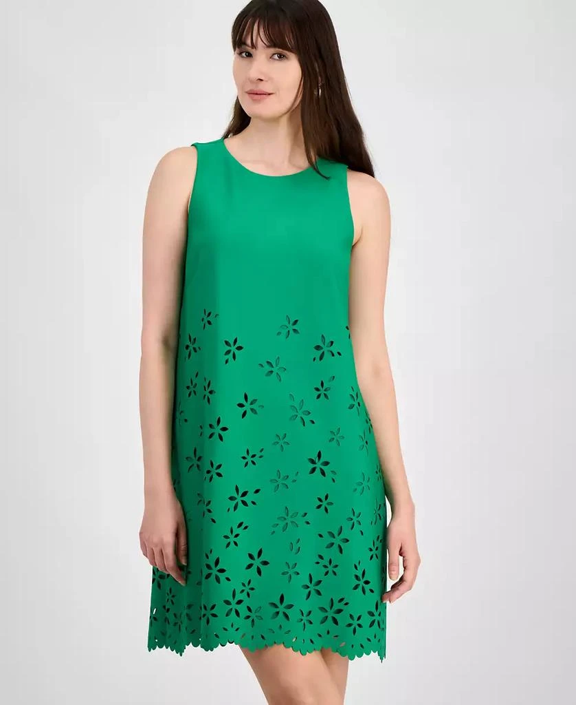 Women's Floral-Cutout Sleeveless Shift Dress  On Sale Now with Up to 61%  Off | Discover Exclusive Deals & Savings at BeyondStyle  Authentic Anne  Klein dress|women's fashion, shoes & accessories|dresses with