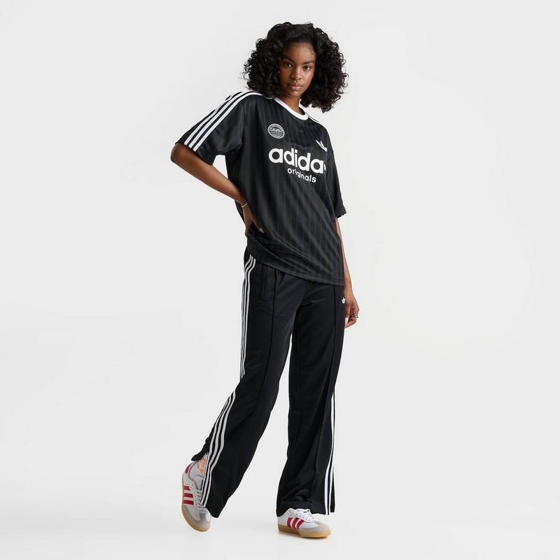 Adidas Women's adidas Originals 3 Stripes Oversized Soccer Jersey T-Shirt