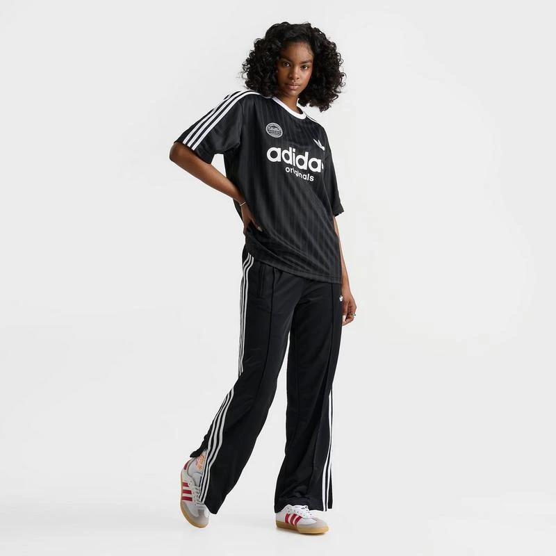 Adidas Women's adidas Originals 3 Stripes Oversized Soccer Jersey T-Shirt 2