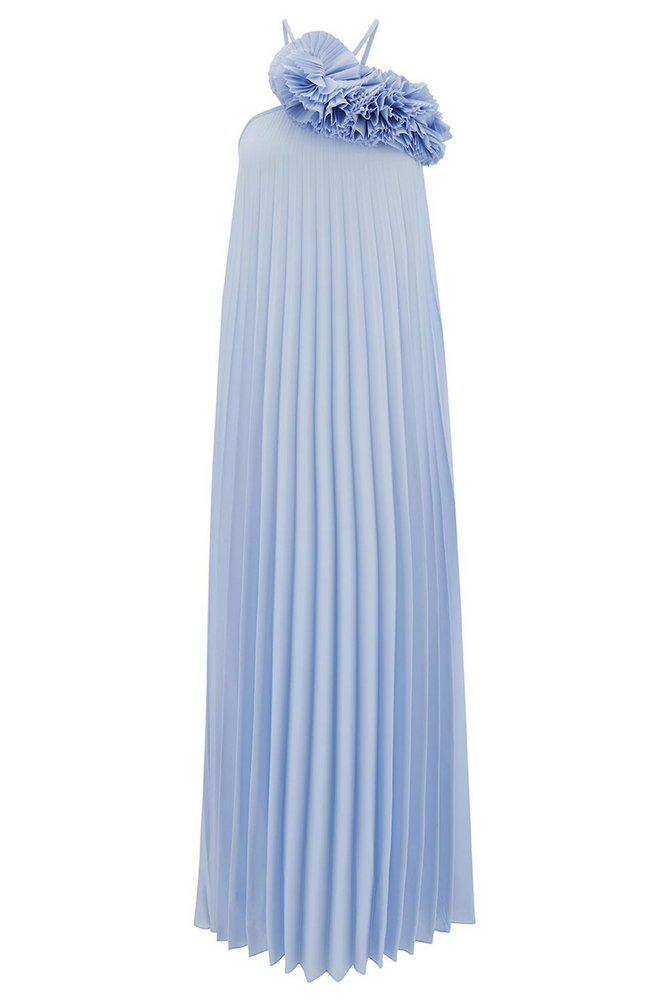 P.A.R.O.S.H. P.A.R.O.S.H. Pleated Halterneck Midi Dress