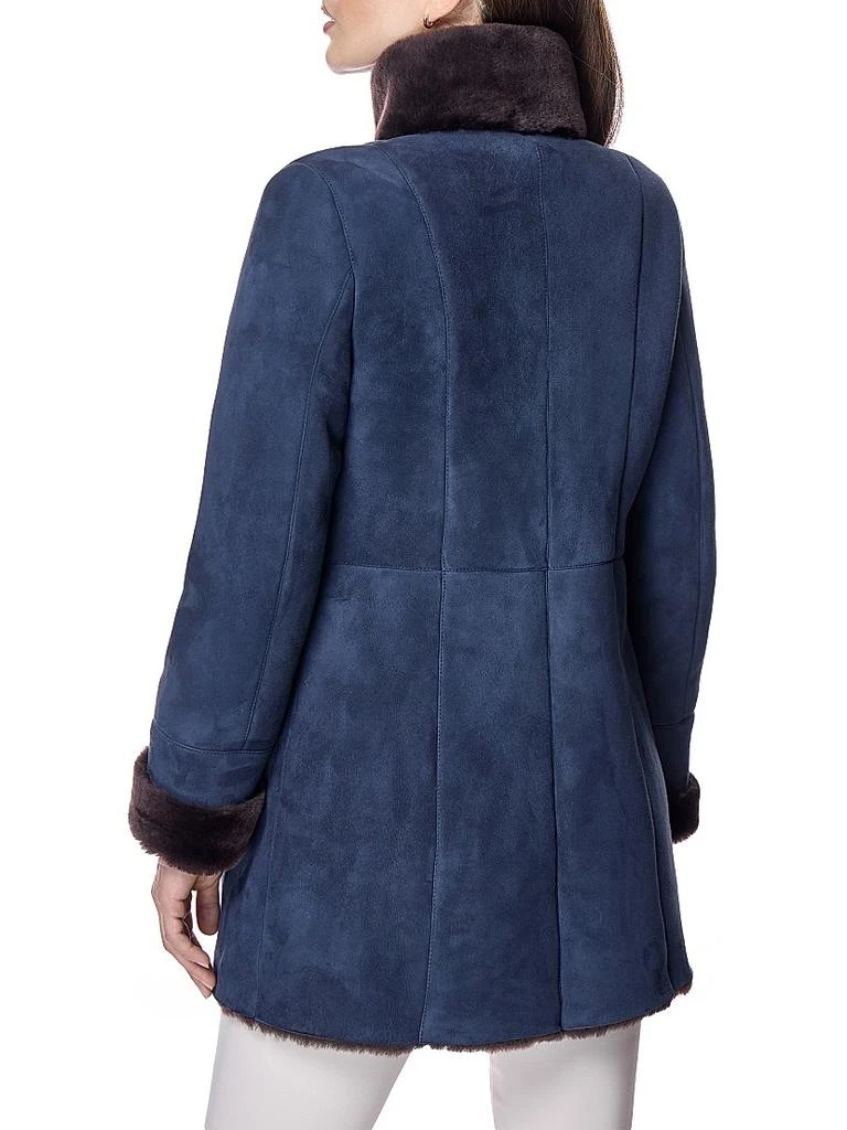 Maximilian Seamed Nubuck & Shearling Jacket 5
