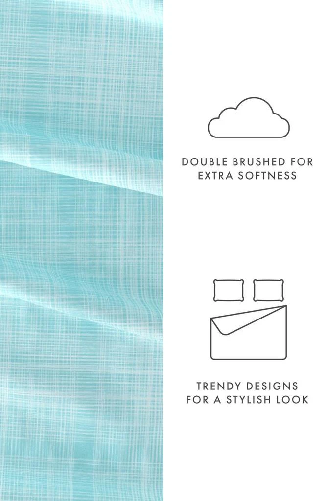 HOMESPUN HOME SPUN Premium Ultra Soft Thatch 4-Piece Bed Sheet Set 8