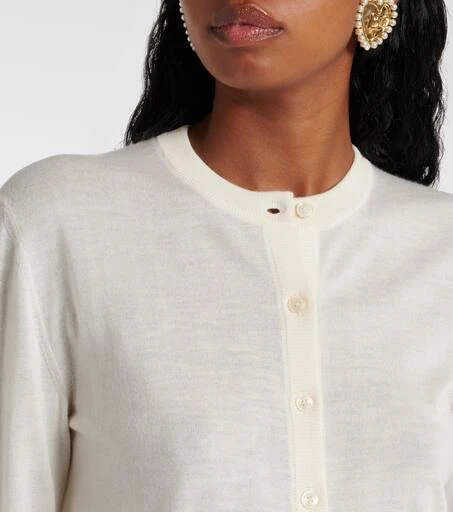 Dolce 
Gabbana DG cashmere and silk cardigan 6