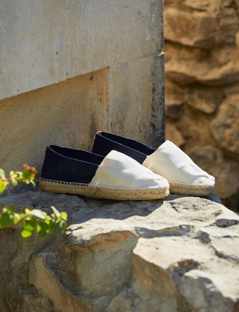 INES DE LA FRESSANGE PARIS Aglae espadrilles ecru navy 7