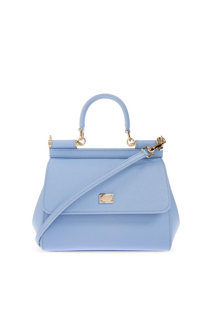 ハンドバッグ Sicily leather handbag with iconic logo plate Dolce & Gabbana Sicily Leather Handbag With Iconic Logo