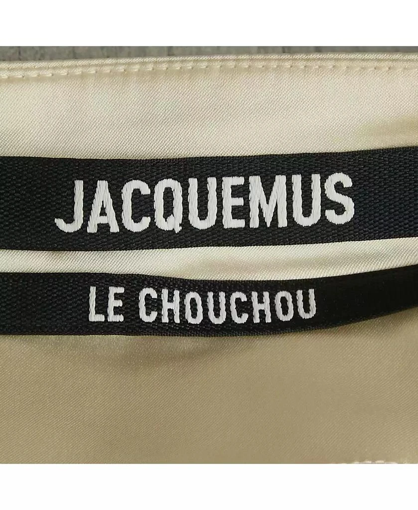 Pre-Owned Jacquemus Women
s Cream Satin Asymmetrical Hem Saudade Slip Dress 4