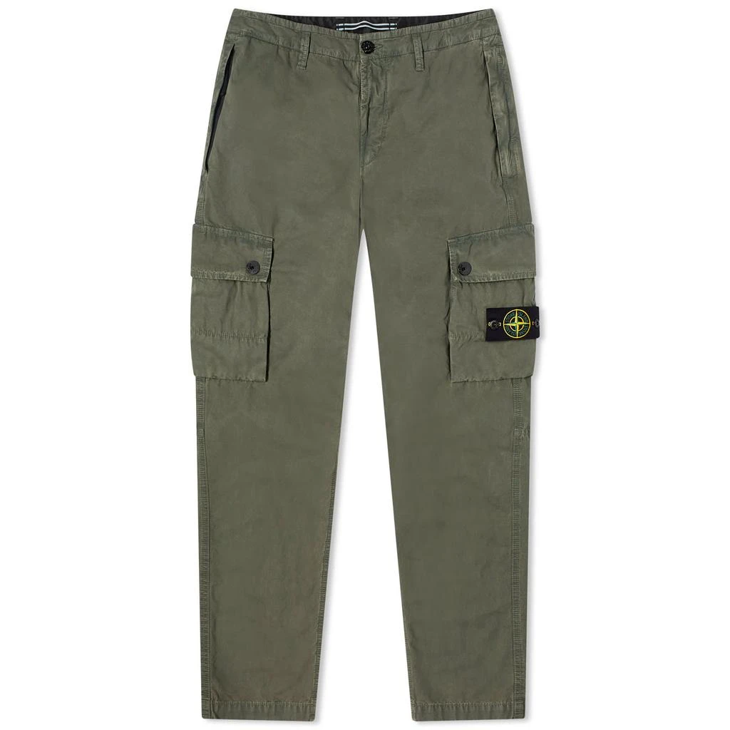 Stone Island Stone Island Brushed Cotton Canvas Cargo Pants 1