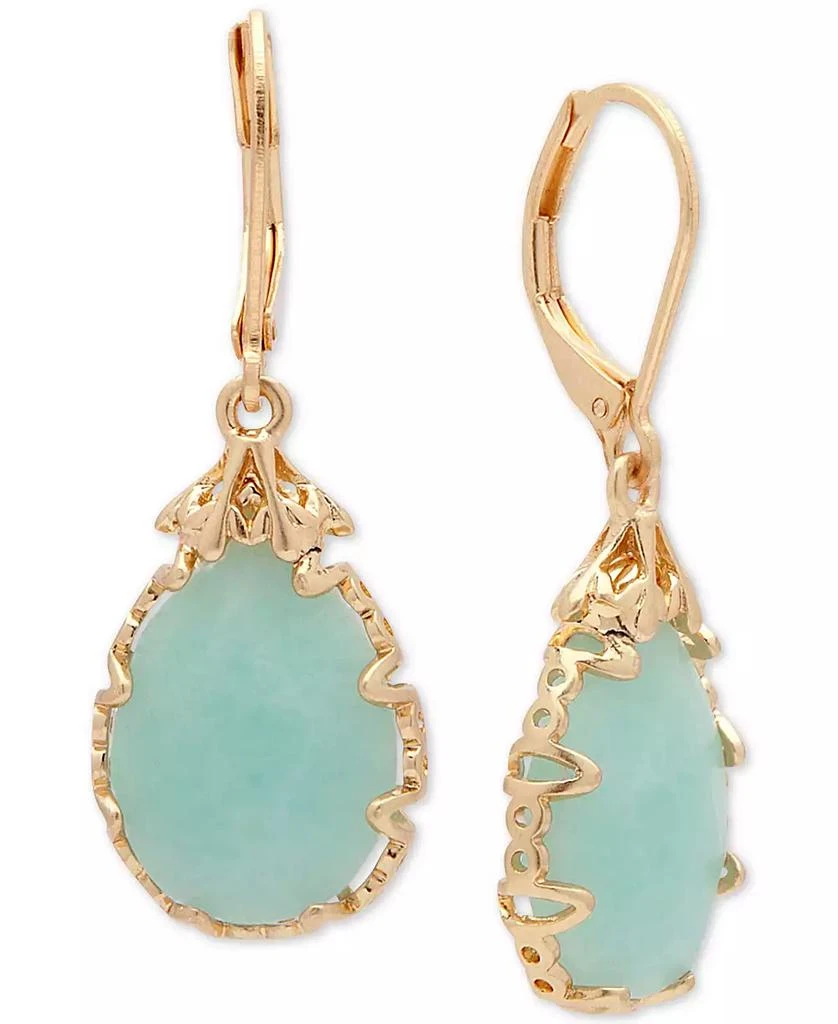 Lonna & Lilly Gold-Tone Imitation Pearl Drop Earrings 1