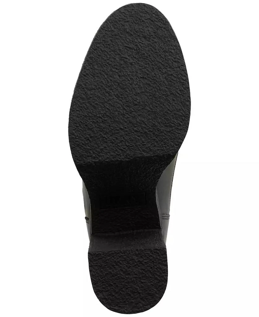 DKNY Women's Toia Lace-Up Zip Block Heel Booties 5