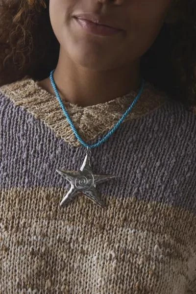 Urban Outfitters Mare Star Pendant Corded Necklace 1