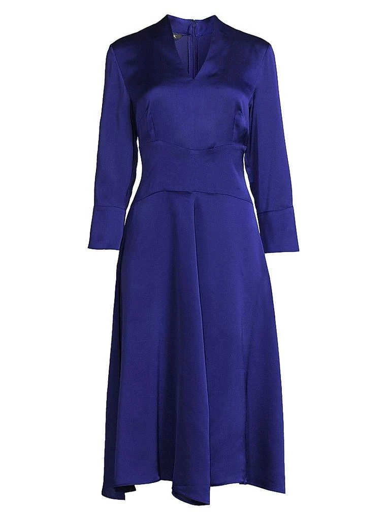 Crpe De Chine Fit & Flare Dress On Sale Now with Up to 50% Off | Discover Exclusive Deals & Savings at BeyondStyle Authentic Misook solid|midi-length|Women's|three-quarter sleeve|women's apparel|modern|fit & flare|v-neck|women's|dresses Crpe De Chine Fit & Flare Dress On Sale Now with Up to 50% Off | Discover Exclusive Deals & Savings at BeyondStyle Authentic Misook solid|midi-length|Women's|three-quarter sleeve|women's apparel|modern|fit & flare|v-neck|women's|dresses