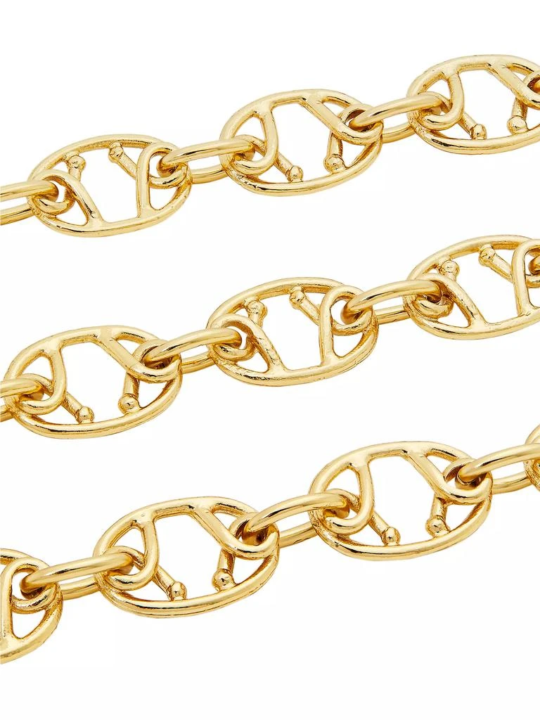 GAS Bijoux Alegria Goldtone Chain Necklace 4