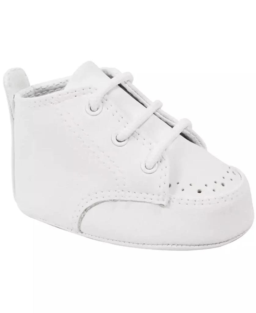 Baby Deer Baby Boy Soft Vinyl Hi-Top with Perforations 1