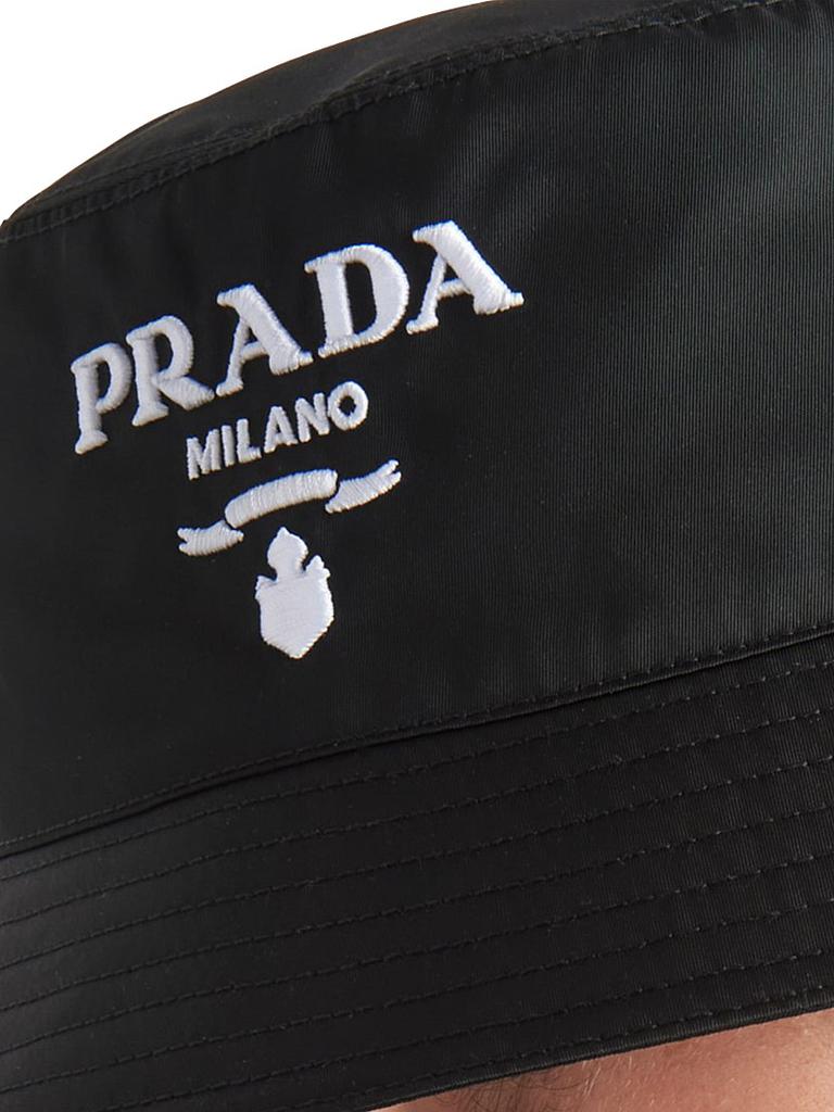 【関税込・国内発送】PRADA logo-detailed Re-Nylon bucket hat Prada Re-Nylon Bucket Hat | Saks Fifth Avenue