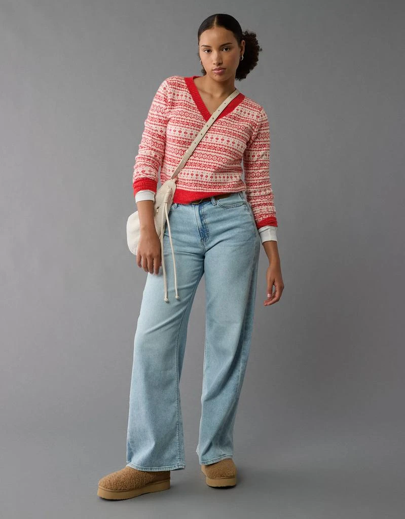 AE AE Whoa So Soft Shrunken V-Neck Sweater 5