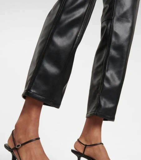 Jonathan Simkhai Baxter high-rise faux leather pants 5