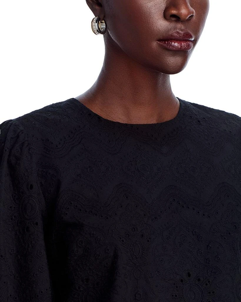AQUA Eyelet Top - Exclusive 4
