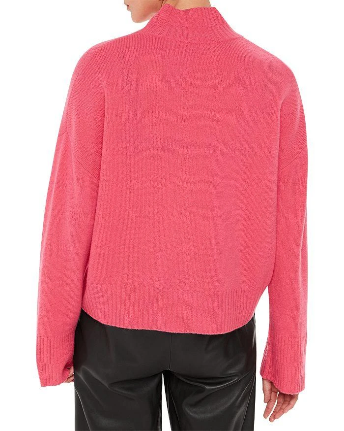Whistles Wool Double Trim Turtleneck Sweater 3