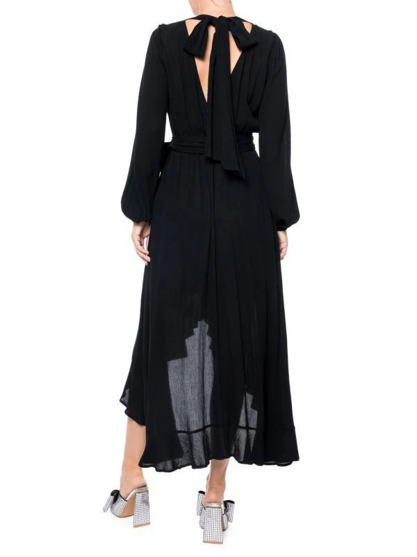 Meghan LA Meadow Belted High Low Maxi Dress 2