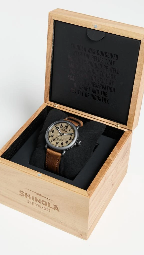 Shinola Runwell 3h 41MM Petoskey Watch 5