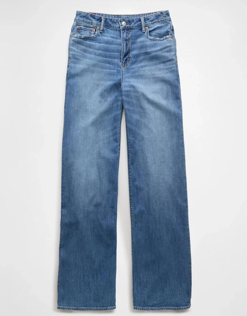 AE AE Dreamy Drape Stretch Super High-Waisted Baggy Wide-Leg Jean 3