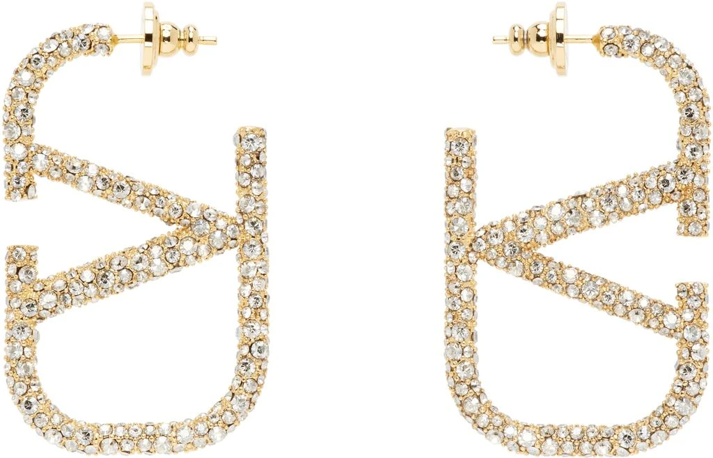 Valentino Gold VLogo Signature Earrings 1