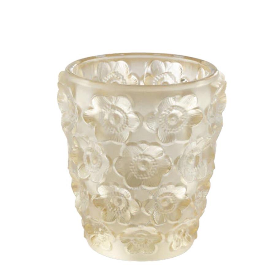 Lalique Anemones Votive Gold Luster 10767100