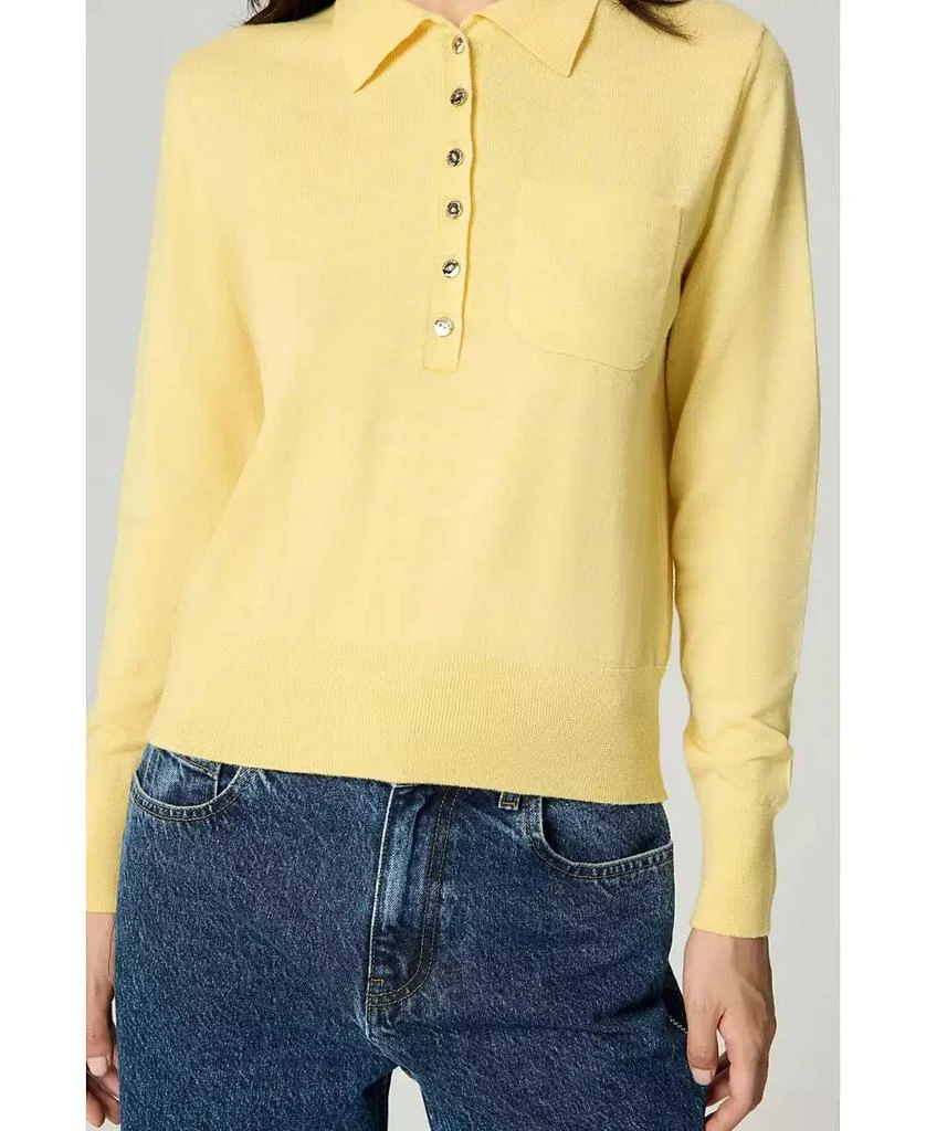 NOCTURNE Women
s Relaxed Polo Knit Sweater 2