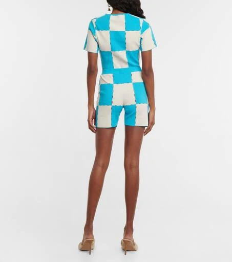 Jacquemus Le Short Gelato checked shorts 3