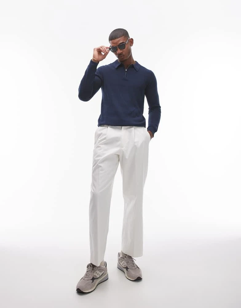 Topman Topman essential polo in navy 3