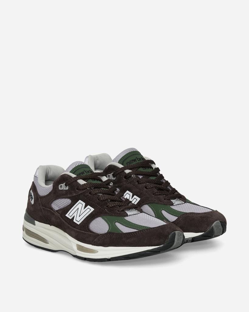 New Balance MADE in UK 991v2 Sneakers Licorice / Lavender Grey / Douglas Fir
