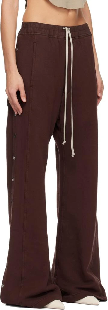 Rick Owens Burgundy Concordians Pusher Lounge Pants 2