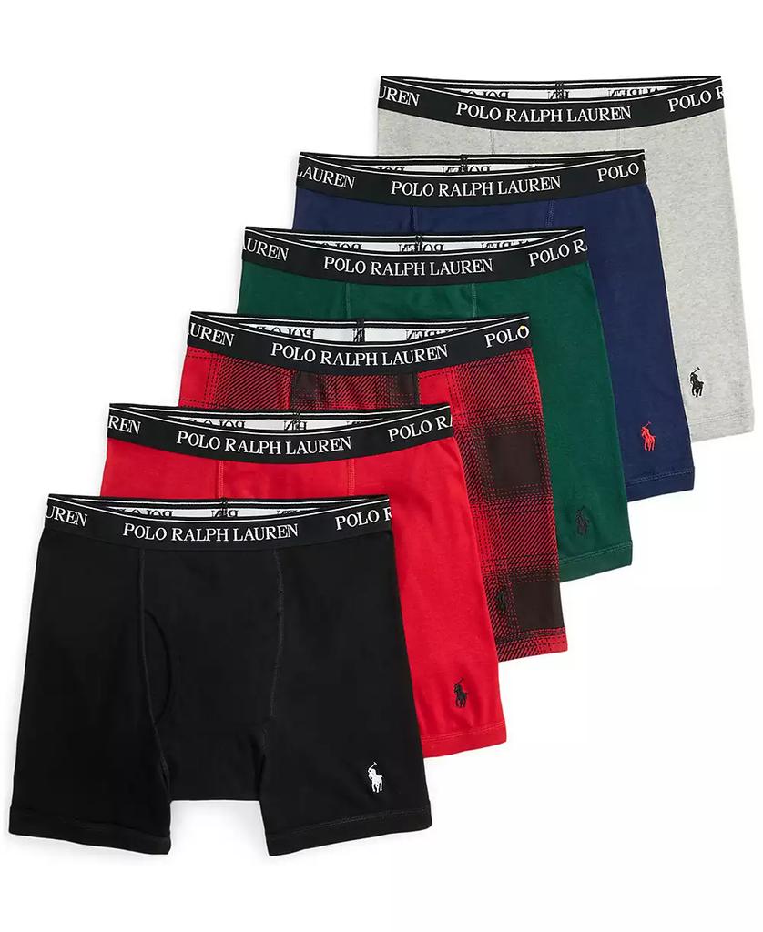 Ralph Lauren Men's 6-Pack Classic Fit Boxer Briefs