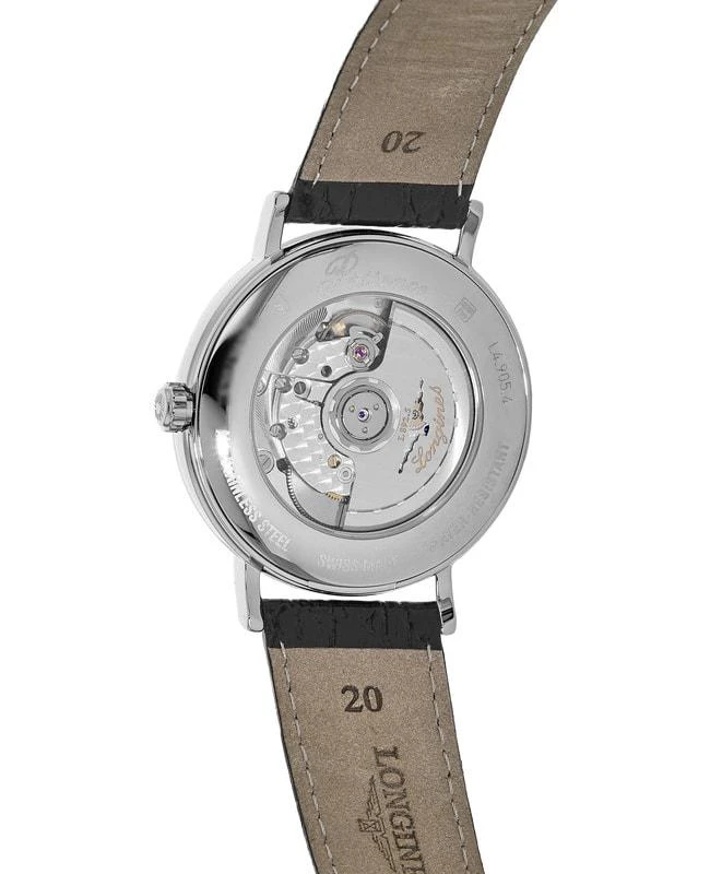 Longines Longines Presence Automatic White Dial Black Leather Strap Men's Watch L4.905.4.11.2 3
