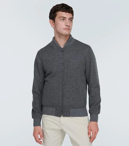 Thom Sweeney Cashmere bomber jacket 3