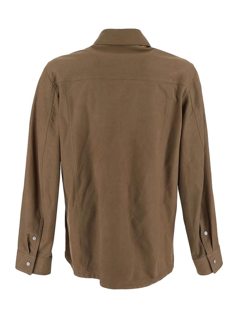 Salvatore Santoro camicia casual in pelle