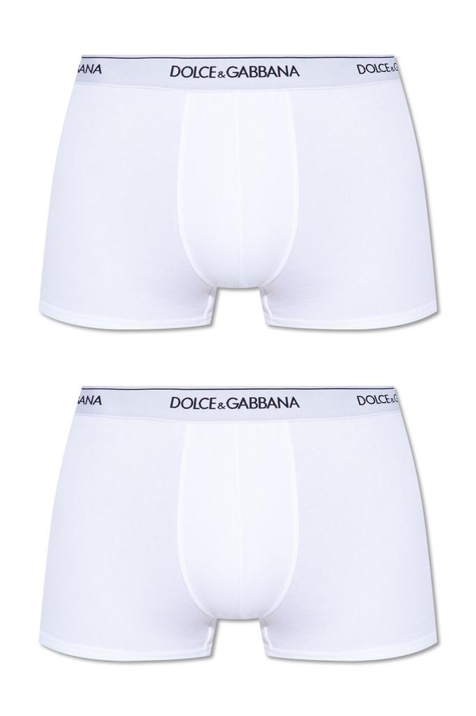 Dolce & Gabbana Dolce & Gabbana Set Of Two Logo Waistband Boxers